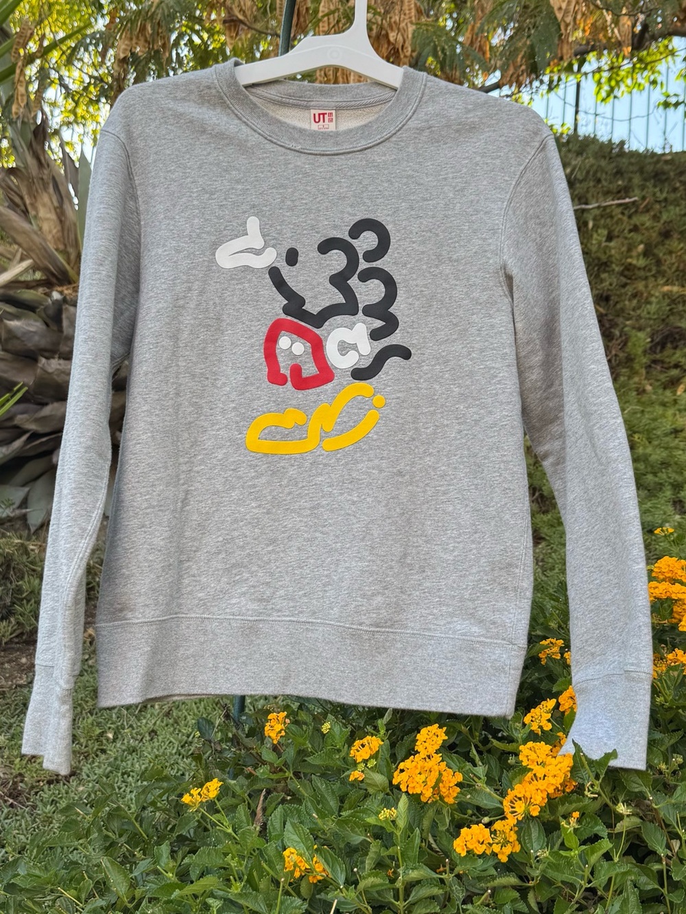 Hard to Find UNIQLO UT Disney Mickey x Yoon Hyup Gray Sweatshirt S